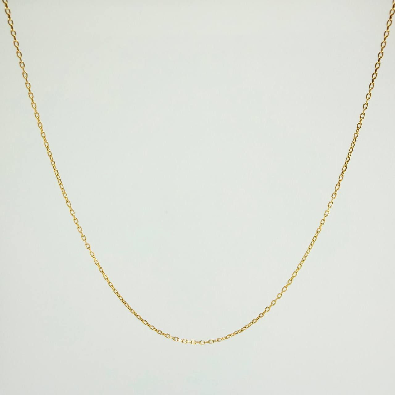 Cadena Aro Seguido  1.2gr / 17 3/4 in / 0.49mm Oro Amarillo 18K $