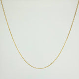 Cadena Aro Seguido  1.2gr / 17 3/4 in / 0.49mm Oro Amarillo 18K $
