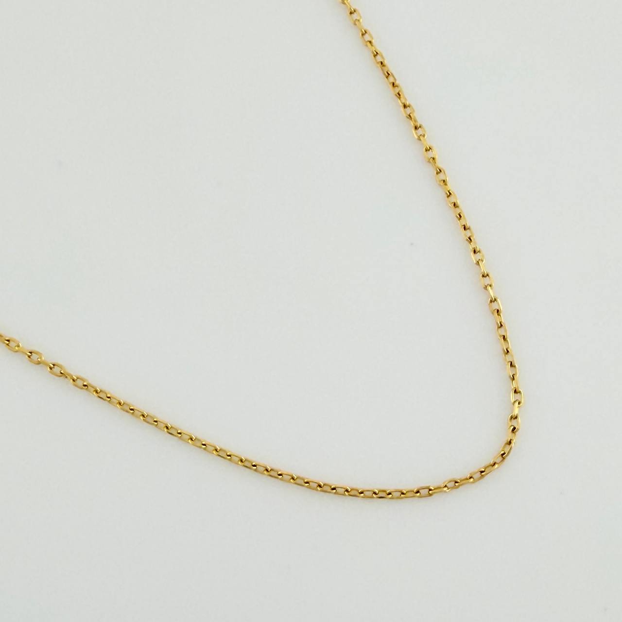 Cadena Aro Seguido  1.2gr / 17 3/4 in / 0.49mm Oro Amarillo 18K $