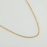 Cadena Aro Seguido  1.2gr / 17 3/4 in / 0.49mm Oro Amarillo 18K $