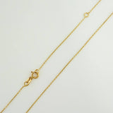 Cadena Aro Seguido  1.2gr / 17 3/4 in / 0.49mm Oro Amarillo 18K $