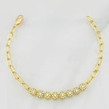 Tennis Bracelet Cajón 6.95g / 7 in / 3.81mm Yellow Gold 18K