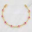Tennis Bracelet Halo 9.3g / 6 3/4 in / 2.67mm Yellow Gold 18K