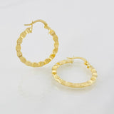 Hoop Earrings Siad 1.65g / 1 in 18K Yellow Gold
