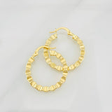 Hoop Earrings Siad 1.65g / 1 in 18K Yellow Gold