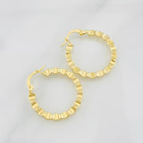 Hoop Earrings Siad 1.65g / 1 in 18K Yellow Gold
