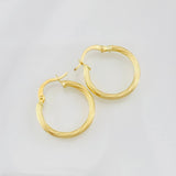 Hoop Earrings Mary 1.35g / 3/4 in Yellow Gold 18K