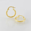 Hoop Earrings Mary 1.05g / 3/4 in Yellow Gold 18K