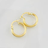 Hoop Earrings Mary 1.05g / 3/4 in Yellow Gold 18K