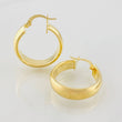 Hoop Earrings Winter 3.9g / 1 in 18K Yellow Gold