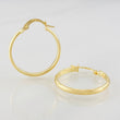 Hoop Earrings Nati 1.4g / 1 in 18K Yellow Gold