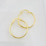 Hoop Earrings Nati 1.4g / 1 in 18K Yellow Gold