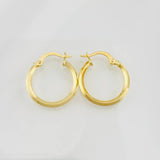 Hoop Earrings Clau 1.1g / 3/4 in 18K Yellow Gold