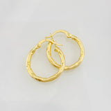 Hoop Earrings Lucero 1.5g / 3/4 in 18K Yellow Gold