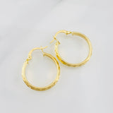 Hoop Earrings Gera 1.8g / 1 in Yellow Gold 18K