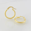 Hoop Earrings Zion 1.35g / 3/4 in 18K Yellow Gold