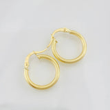Hoop Earrings Zion 1.35g / 3/4 in 18K Yellow Gold