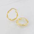 Hoop Earrings Melcocha 1.55g / 3/4 in 18K Yellow Gold