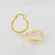 Hoop Earrings Dora 1.25g / 3/4 in Yellow Gold 18K