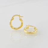 Hoop Earrings Majo 1.05g / 1/2 in 18K Yellow Gold