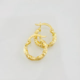 Hoop Earrings Majo 1.05g / 1/2 in 18K Yellow Gold