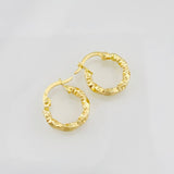 Hoop Earrings Majo 1.05g / 1/2 in 18K Yellow Gold