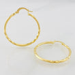 Hoop Earrings Megan 1.6g / 1 1/4 in 18K Yellow Gold