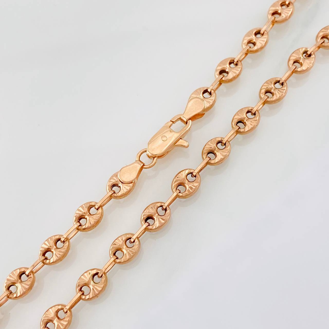 Rustic GC Chain 10.15g / 20 in / 5mm Rose Gold 18K