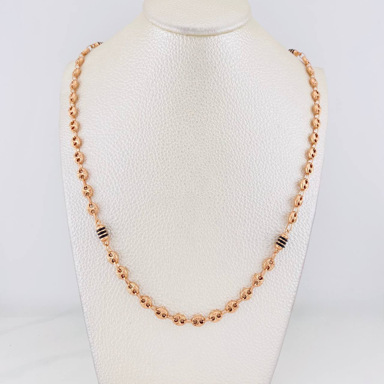 Rustic GC Chain 10.15g / 20 in / 5mm Rose Gold 18K