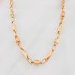 Rustic Barrel Chain 12.75g / 24 in / 4.4mm Rose Gold 18K