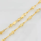 Rustic Crown Chain 9.3g / 24 in / 4.95mm Yellow Gold 18K