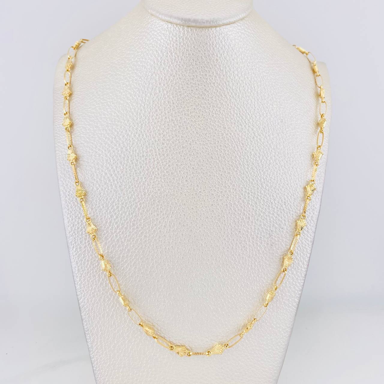 Rustic Crown Chain 9.3g / 24 in / 4.95mm Yellow Gold 18K