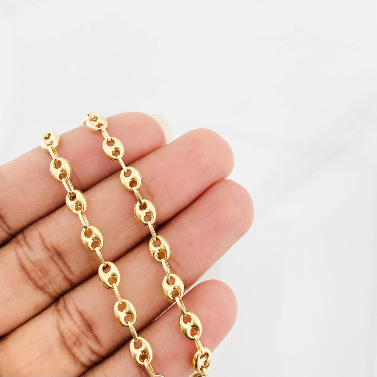 Bracelet GC 2.6g / 7 1/4 in / 4.2mm Yellow Gold 18K