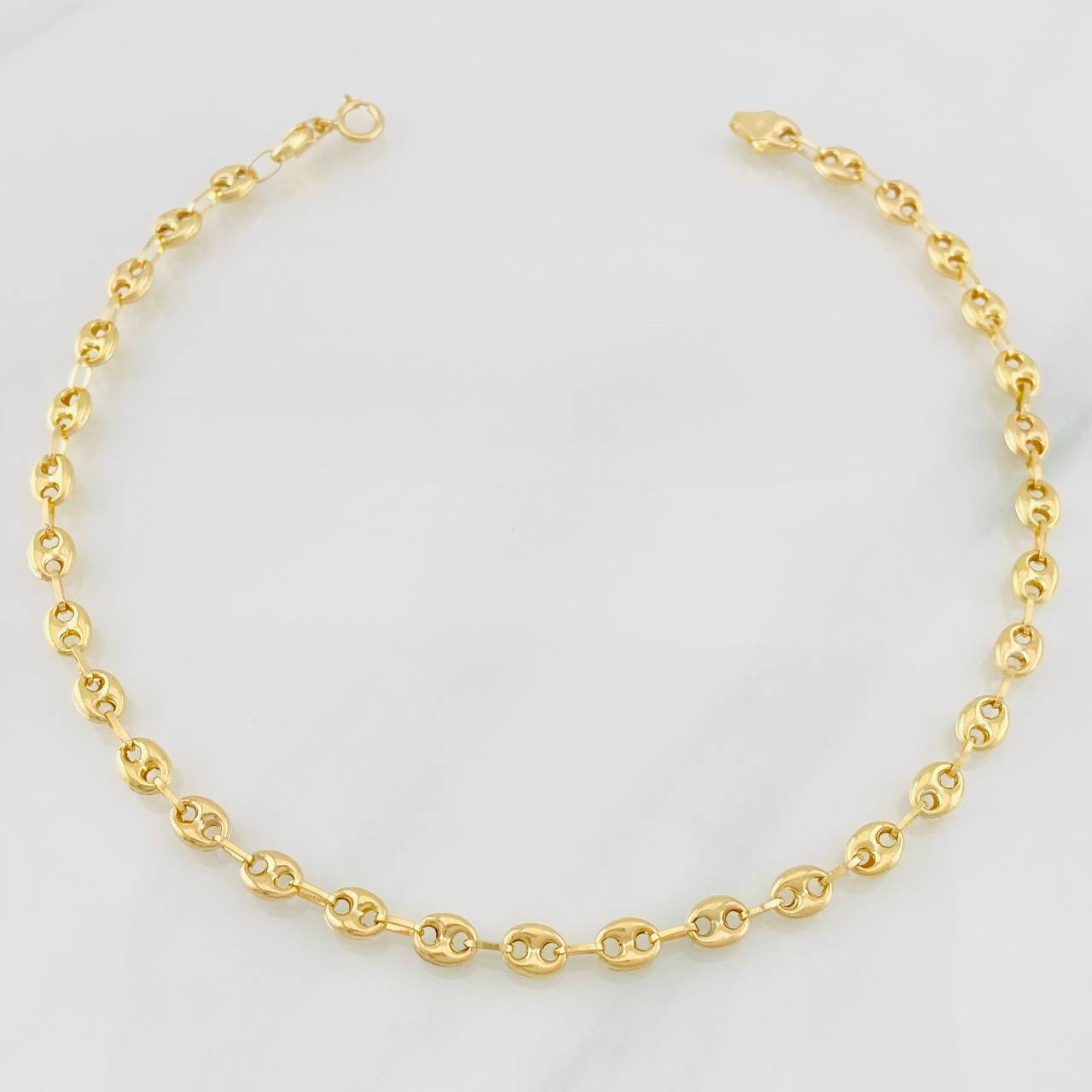 GC Anklet 4.2g / 10 3/4 in / 4.6mm Yellow Gold 18K
