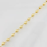 Military Bracelet 3.1g / 7 3/4 in / 4mm 18K Yellow Gold