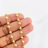 Military Bracelet 3.1g / 7 3/4 in / 4mm 18K Yellow Gold