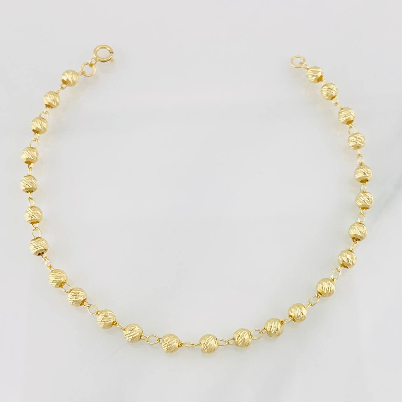 Military Bracelet 3.1g / 7 3/4 in / 4mm 18K Yellow Gold