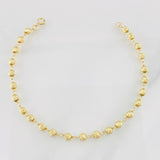 Military Bracelet 3.15g / 7 3/4 in / 4mm 18K Yellow Gold
