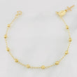 Bracelet Denario Miraculous Virgin 3.1g / 7 3/4 in / 4mm 18K Yellow Gold