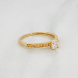 Solitaire Churumbela Ring 1.85g / T7 Yellow Gold 18K