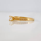 Solitaire Churumbela Ring 1.85g / T7 Yellow Gold 18K