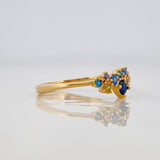 Anillo Circulos 1.9g / T7 1/4 Oro Amarillo 18K