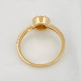 Halo Ring 2.05g / T6 1/2 Yellow Gold 18K