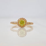 Halo Ring 2.05g / T6 1/2 Yellow Gold 18K