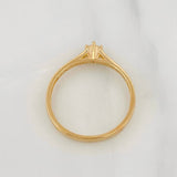 Solitaire Ring Churumbela 1.75g / T7 Yellow Gold 18K