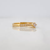 Solitaire Ring Churumbela 1.75g / T7 Yellow Gold 18K