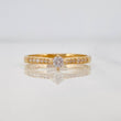 Solitaire Ring Churumbela 1.75g / T7 Yellow Gold 18K