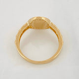 Anillo Corona Correa 3.25g / T6 1/2 Dos Oros Amarillo Blanco 18K