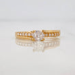Solitaire Churumbela Ring 1.95g / T6 1/2 Yellow Gold 18K