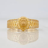 Anillo Leon 4.25g / T11 Oro Amarillo 18K